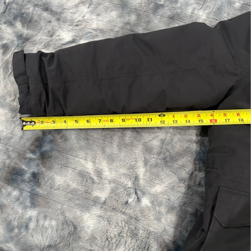 Lands’ End Kids Black Insulated Winter Parka Coat | Hooded | Size M 10–12 - Picture 8 of 13